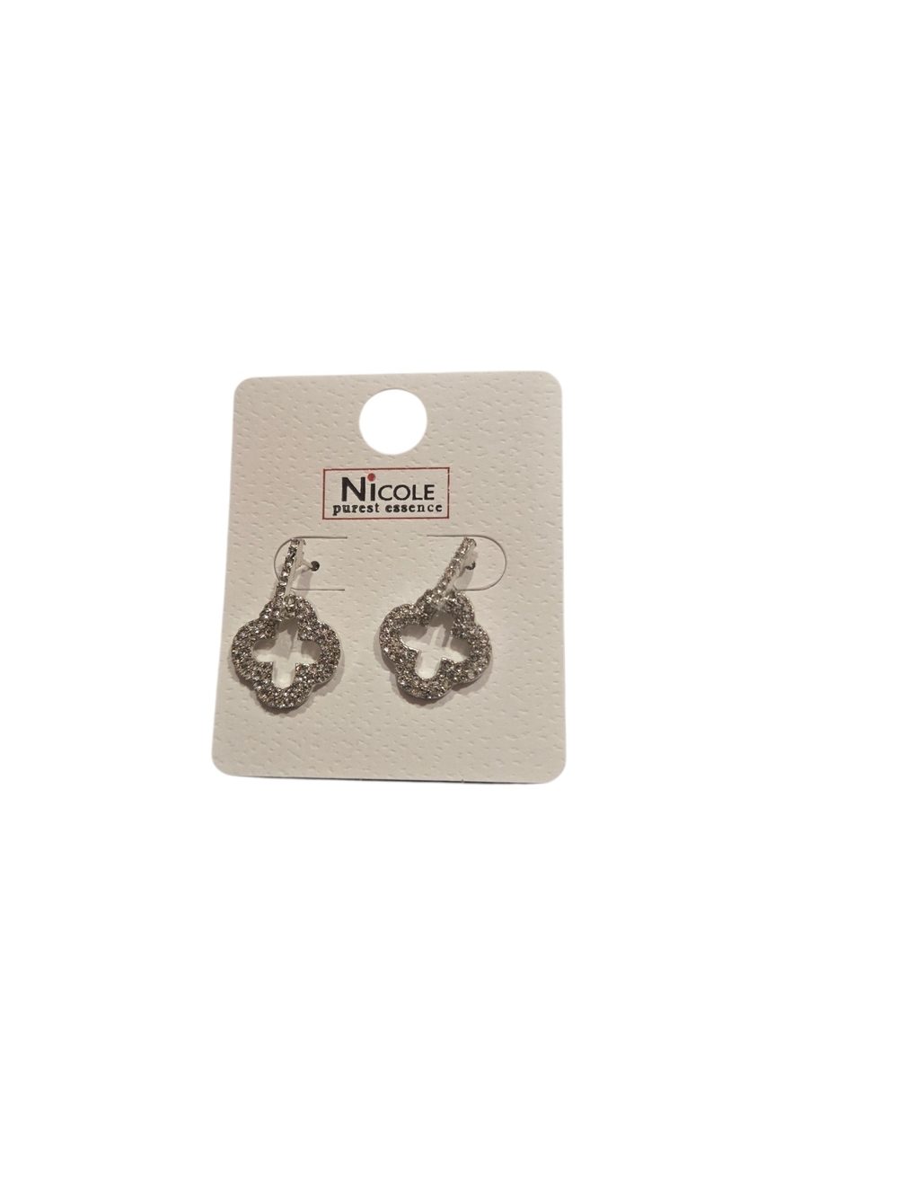 Nicole Clover Drop Earrings (Choice Of Color) - Picture 9 of 9